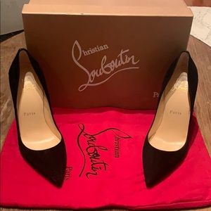 ❌ SOLD ❌ BLACK SUEDE “SO KATE” 120mm PUMP